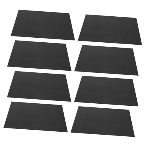 20 Blatt Glitzer-Papier, farbiger Karton, Bastelkarte, für Grußkarten, Scrapbooking und Party-Dekorationen (schwarz) von HuangguiyuanV