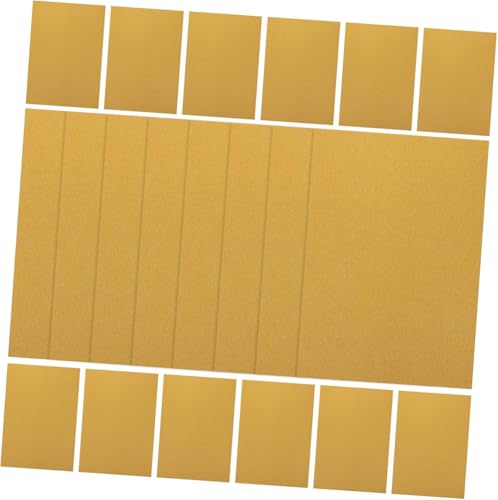 Glitzer-Papier, 20 Blatt, farbiger Karton, Bastelkarte, für Grußkarten, Scrapbooking und Party-Dekorationen (Gold) von HuangguiyuanV