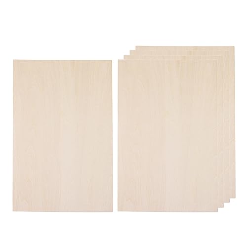Lindenholzplatten, dünne Sperrholzplatten, Bastelholzplatten, für Handwerk, Hobby, Modellbau, Beige (100 x 100 x 2 mm), 10 Stück von HuangguiyuanV