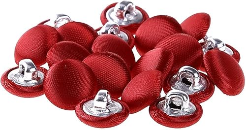 Metallknöpfe, 10 mm, satiniert, für Smoking, Anzüge, Kleider, Blusen, Mäntel, Nähprojekte, Rot, 50 Stück Metallknöpfe, 10 mm, satiniert, für Smoking, Anzüge, Kleider, Blusen, Mäntel, Nähprojekte, Rot, 50 Stück von HuangguiyuanV