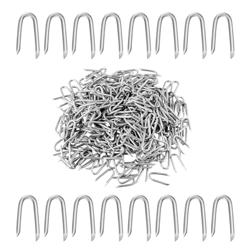 300 Stück U Krampen/Nägel, Krampen Stahl, U Klammer Nagel Verzinkte, Krampennägel Zaunklammern, Befestigungsnägel Zaun Draht, Unkrautvlies Garten Staketenzaun Maschendrahtzaun U Staples 300 Stück U Krampen/Nägel, Krampen Stahl, U Klammer Nagel Verzinkte, Krampennägel Zaunklammern, Befestigungsnägel Zaun Draht, Unkrautvlies Garten Staketenzaun Maschendrahtzaun U Staples von Huangyihan
