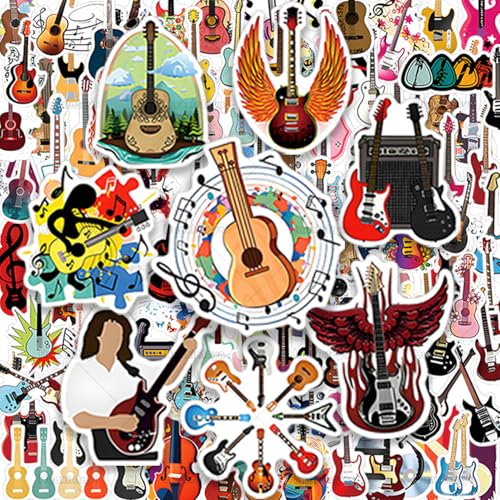 Huaxintoys 110 Stück Musikinstrumente Aufkleber, Musical Sticker, Instrumente Ästhetisch Aufkleber, Gitarre Instrumente Sticker für Wasserflaschen Laptop Gitarre Skateboard Fahrrad Moped Motorrad Huaxintoys 110 Stück Musikinstrumente Aufkleber, Musical Sticker, Instrumente Ästhetisch Aufkleber, Gitarre Instrumente Sticker für Wasserflaschen Laptop Gitarre Skateboard Fahrrad Moped Motorrad von Huaxintoys