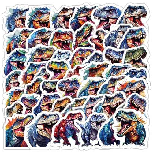 Huaxintoys 50 Stück Dinosaurier Aufkleber, Dinosaurier Stickers für Kinder Junge, Wasserdichte Vinyl Stickers Set für Wasserflaschen, Fahrrad, Roller, Helm, Notebook, Dinosaurier Thema Party Sticker Huaxintoys 50 Stück Dinosaurier Aufkleber, Dinosaurier Stickers für Kinder Junge, Wasserdichte Vinyl Stickers Set für Wasserflaschen, Fahrrad, Roller, Helm, Notebook, Dinosaurier Thema Party Sticker von Huaxintoys