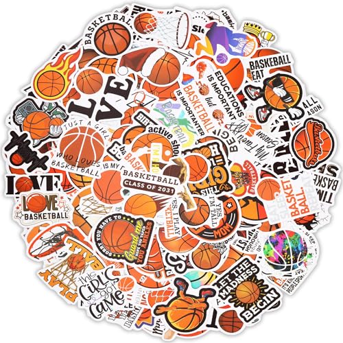 Huaxintoys Wasserfeste Sticker Set, Basketball Aufkleber Trash Talk Aufkleber für Laptop Fahrrad Scrapbook Skate Motorrad Koffer Skateboard Helm Graffiti Deko Vinyl Sticker (120 pcs) von Huaxintoys