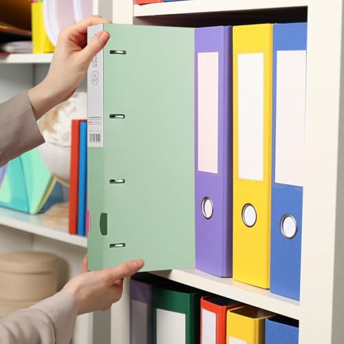 Huayeex Aktenordner - 4-Loch Archivordner | Tragbarer A4 Aktenordner für Schule Büro und Reise Huayeex Aktenordner - 4-Loch Archivordner | Tragbarer A4 Aktenordner für Schule Büro und Reise von Huayeex