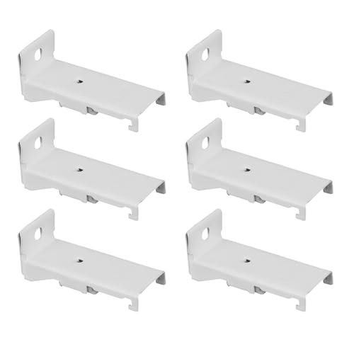 Huayeex Deckenmontage Gardinenstangenhalter | Wandhalterungen für Gardinenschiene - 6-teilig Halte Set Für Flexible Montage Bei Heiminstallation Innen- Und Außenbereich Huayeex Deckenmontage Gardinenstangenhalter | Wandhalterungen für Gardinenschiene - 6-teilig Halte Set Für Flexible Montage Bei Heiminstallation Innen- Und Außenbereich von Huayeex