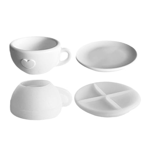Silikonform Kerzenhalter Tasse Set, Silikonformen Gießformen Tasse, Silikonform Kerzenhalter Mit Untertasse, Kaffeetasse Set Gießformen Silikon, Kreative Silikon Kaffeetassenform Für Heimdekoration Silikonform Kerzenhalter Tasse Set, Silikonformen Gießformen Tasse, Silikonform Kerzenhalter Mit Untertasse, Kaffeetasse Set Gießformen Silikon, Kreative Silikon Kaffeetassenform Für Heimdekoration von Huayeex