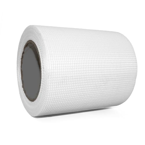 Hubaow Trockenbau-Fugenband, 15 cm, 30 m, selbstklebendes Fiberglas-Klebeband für Trockenbau-Reparatur für Wandrisse und Nähpflaster von Hubaow