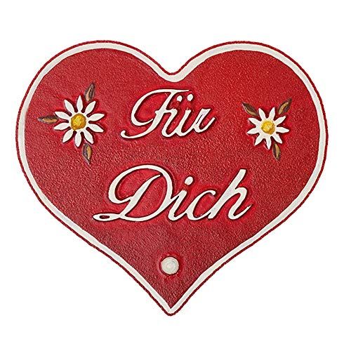 Magnetpin-Herz "Für Dich" - 7 cm Magnetpin-Herz "Für Dich" - 7 cm von Hubrig Volkskunst