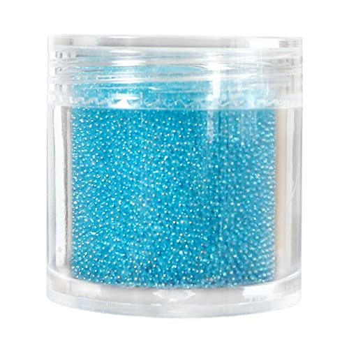 Hudhowks Kaviar Perlen Nagelkristalle Nagel Charms 1 Flasche Nagelkristalle für Nägel 12 Kaviar Perlen Nail Art Dekorationen für DIY 3D Nail Art von Hudhowks