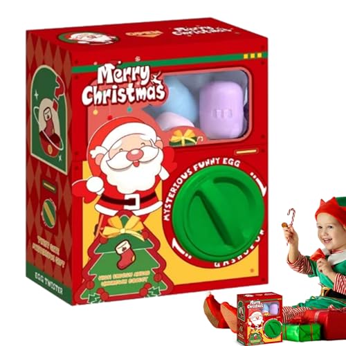 Hudhowks Klauenmaschine für Kinder,Weihnachts-Kaugummiautomaten - Interessante kreative Weihnachts-Eierklauenmaschine für Kinder, Jungen und Mädchen von 4–6 Jahren von Hudhowks