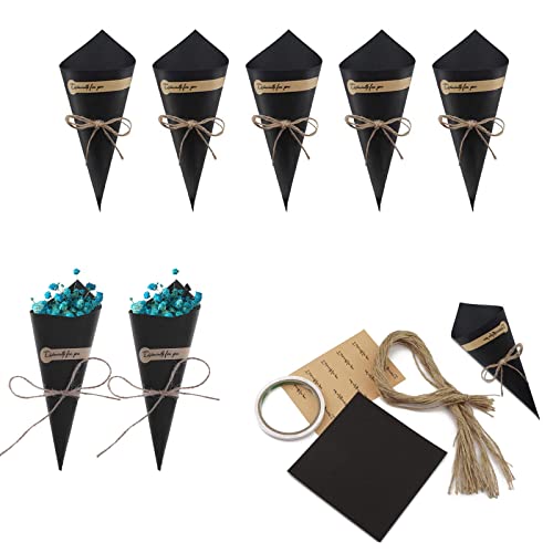 50 Stück Hochzeit Konfetti Kegel - Vintage Kraftpapier DIY Partei Schachteln für Schokolade, Süßigkeiten, Bankett 50 Stück Hochzeit Konfetti Kegel - Vintage Kraftpapier DIY Partei Schachteln für Schokolade, Süßigkeiten, Bankett von Hudiepan