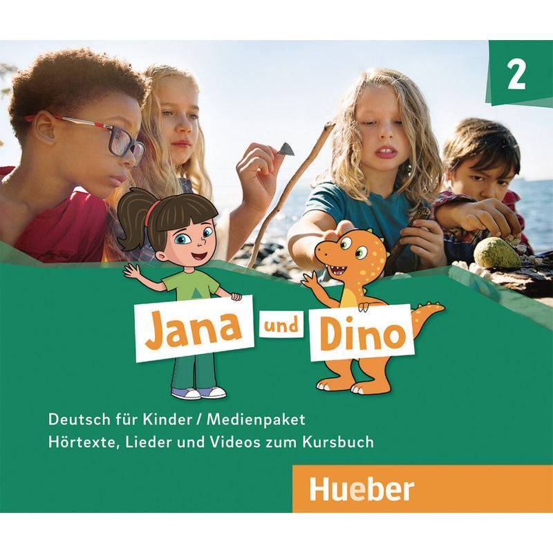 Jana Und Dino 2, M. 1 Audio-Cd, M. 1 Dvd.Bd.2,2 Audio-Cds Und 1 Dvd Zum Kursbuch - Manuela Georgiakaki, Michael Priesteroth (Hörbuch) von Hueber