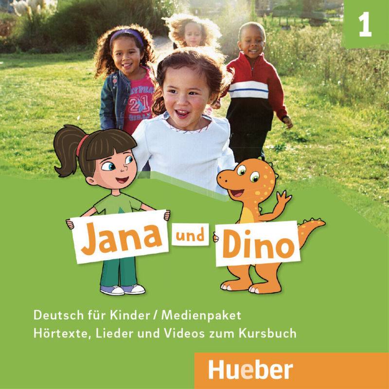 Jana Und Dino 1, M. 1 Audio-Cd, M. 1 Dvd.Bd.1,2 Audio-Cds Und 1 Dvd Zum Kursbuch - Manuela Georgiakaki, Michael Priesteroth (Hörbuch) von Hueber