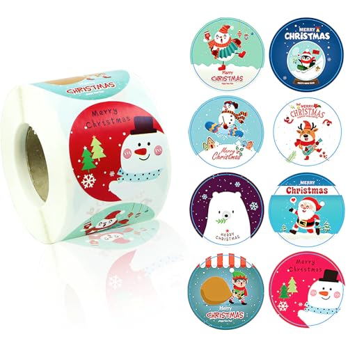 500 selbstklebende Weihnachtsaufkleber - festliche Weihnachtsdeko - verschiedene Motive 500 selbstklebende Weihnachtsaufkleber - festliche Weihnachtsdeko - verschiedene Motive von Hugfads