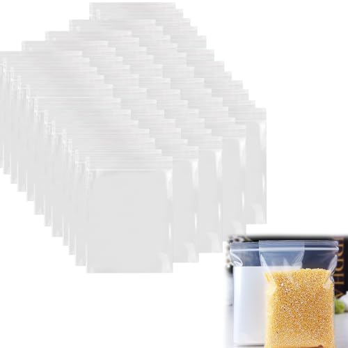 Pack of 500 kleinen Polybeuteln 12 x 8 cm Transparente Zip-Beutel Lebensmittelechte Plastikbeutel Wiederverschließbare Aufbewahrung Reißverschluss Pack of 500 kleinen Polybeuteln 12 x 8 cm Transparente Zip-Beutel Lebensmittelechte Plastikbeutel Wiederverschließbare Aufbewahrung Reißverschluss von Hugfads