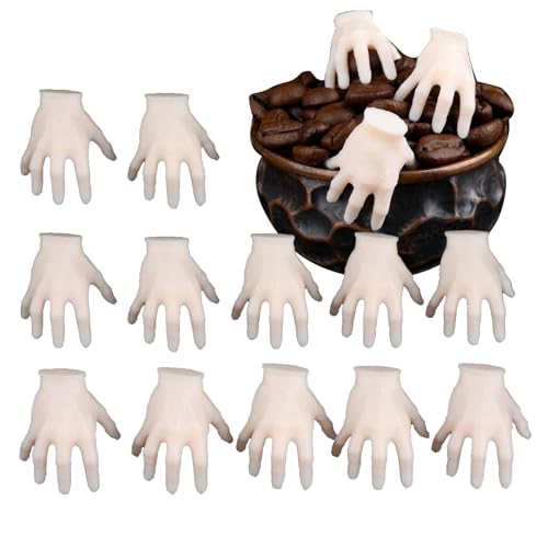 Halloween Gruselige Mini Hände | Schaurige Halloween Dekoration Realistische Hände | 15 Stücke Horror Festliche Feiertag Figuren für Tischdekoration Themenpartys Spukhaus Schreibtisch Halloween Gruselige Mini Hände | Schaurige Halloween Dekoration Realistische Hände | 15 Stücke Horror Festliche Feiertag Figuren für Tischdekoration Themenpartys Spukhaus Schreibtisch von Hugsweet