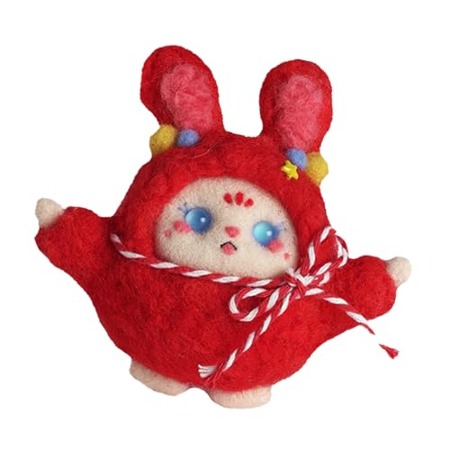 Hugsweet Filzset, Wollfilzset,Süßes Puppenfilzset - Nadelfilz-Set Starter, Filzset für Anfänger Erwachsene, Kinder, süße Filzpuppen, Filzzubehör Hugsweet Filzset, Wollfilzset,Süßes Puppenfilzset - Nadelfilz-Set Starter, Filzset für Anfänger Erwachsene, Kinder, süße Filzpuppen, Filzzubehör von Hugsweet