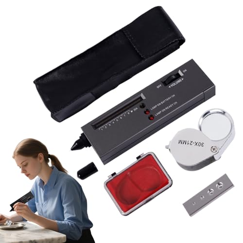 Hugsweet Tester Für Alle Arten Von Schmucksteinen,Tragbarer Schmuck Stift Zur prüfung - Tragbares Prüfgerät zur Analyse und Echtheitsbestimmung von Schmucksteinen für Sammler Hugsweet Tester Für Alle Arten Von Schmucksteinen,Tragbarer Schmuck Stift Zur prüfung - Tragbares Prüfgerät zur Analyse und Echtheitsbestimmung von Schmucksteinen für Sammler von Hugsweet