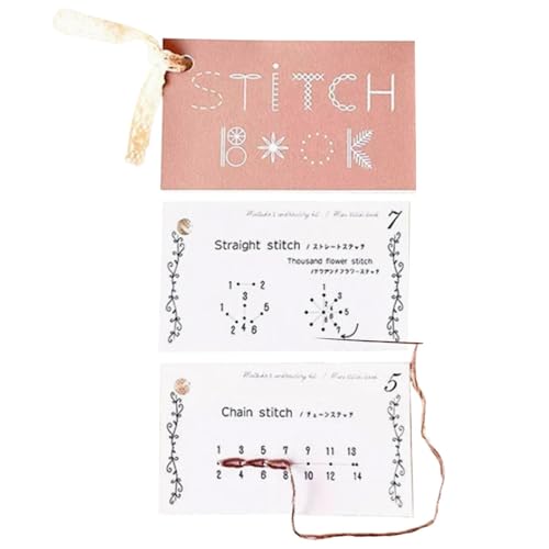 Näh-Bastelbuch, kreatives Mini-Nähbuch, tragbares M-ini-Reisenähset, Stickfähigkeitsbuch, Nähbuchkarten für Anfänger, Stickbegeisterte Näh-Bastelbuch, kreatives Mini-Nähbuch, tragbares M-ini-Reisenähset, Stickfähigkeitsbuch, Nähbuchkarten für Anfänger, Stickbegeisterte von Hugsweet