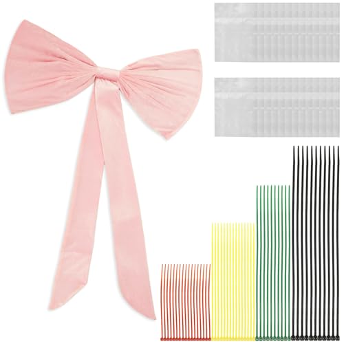 Bogen Geburtstagdekoration Pink Filztuch Big Bogen thematische Party Hintergrund Wanddekor Orament für Hochzeit Engagement Babyparty von HuhWafee