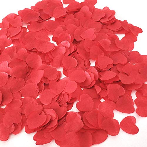 Konfetti-Papier, Herzform, 2,5 cm, Violett, 4000 Stück biologisch abbaubar, Konfetti-Papier für Hochzeit, Party, Ballon oder Tischdekoration Konfetti-Papier, Herzform, 2,5 cm, Violett, 4000 Stück biologisch abbaubar, Konfetti-Papier für Hochzeit, Party, Ballon oder Tischdekoration von Huionvia