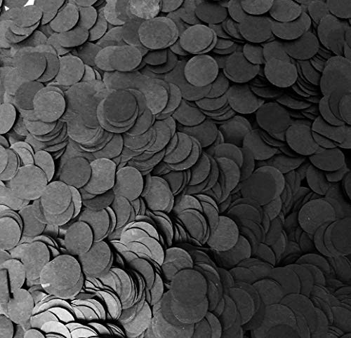 Schwarzes Konfetti, 15 mm, Seidenpapier, biologisch abbaubar, gefüllte Konfetti-Luftballons oder Tischpartys, Hochzeitsdekoration, 5000 Stück Schwarzes Konfetti, 15 mm, Seidenpapier, biologisch abbaubar, gefüllte Konfetti-Luftballons oder Tischpartys, Hochzeitsdekoration, 5000 Stück von Huionvia