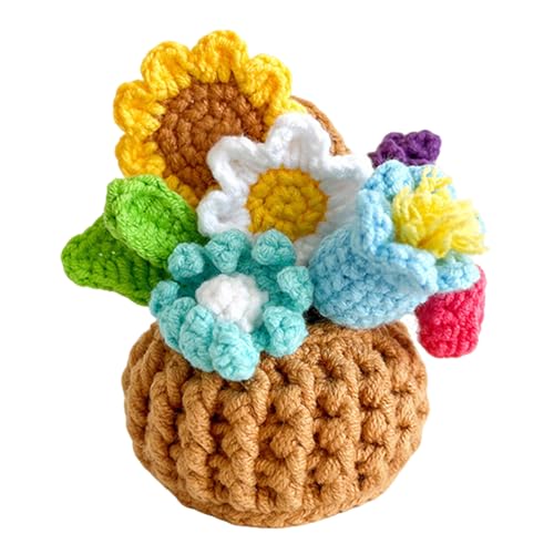 Huipalon Häkelblumen, klein, handgefertigt, gehäkelter Blumenstrauß, emotionale Unterstützung, Geschenk, Häkelpflanze, künstlich, weich, Blumengeschenk für Frauen und Mädchen Huipalon Häkelblumen, klein, handgefertigt, gehäkelter Blumenstrauß, emotionale Unterstützung, Geschenk, Häkelpflanze, künstlich, weich, Blumengeschenk für Frauen und Mädchen von Huipalon