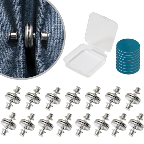 Huiraas 15 x Magnetische Vorhangschnalle, Silber, Poliert, Metall, Vorhanghalter, für Vorhänge, Tischdecken, Duschvorhänge, Küche, Bad, Wohnwagen, Zuhause, Büro, Hotel, Freizeit Huiraas 15 x Magnetische Vorhangschnalle, Silber, Poliert, Metall, Vorhanghalter, für Vorhänge, Tischdecken, Duschvorhänge, Küche, Bad, Wohnwagen, Zuhause, Büro, Hotel, Freizeit von Huiraas