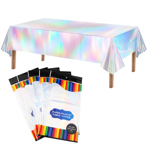 5 Stück Party Tischdecke, Geburtstag Bunt Plastik Tischdecken 137x274cm Rechteck Tischdecke Wasserdicht, Party Tischtuch Tischdecke Kindergeburtstag Tischdeko Geburtstag Mädchen Junge Babyparty 5 Stück Party Tischdecke, Geburtstag Bunt Plastik Tischdecken 137x274cm Rechteck Tischdecke Wasserdicht, Party Tischtuch Tischdecke Kindergeburtstag Tischdeko Geburtstag Mädchen Junge Babyparty von Huiyoulan