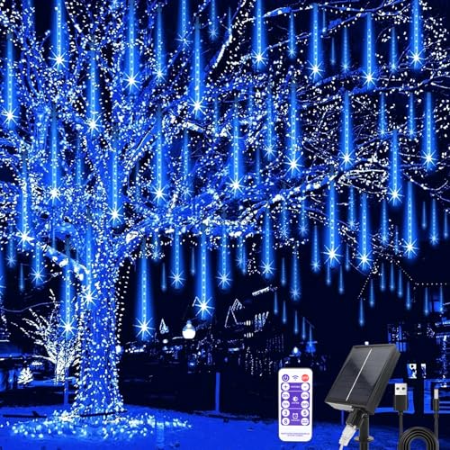 Hulaiyaa Fallende Regen Tropfen Solar Leuchten Dekorative Licht Schläuche 30 CM 10 Röhren, Solar Meteor Schauer Regen Lichter mit Fernbedienung, Weihnachts Beleuchtung für Halloween Hochzeit Garten Hulaiyaa Fallende Regen Tropfen Solar Leuchten Dekorative Licht Schläuche 30 CM 10 Röhren, Solar Meteor Schauer Regen Lichter mit Fernbedienung, Weihnachts Beleuchtung für Halloween Hochzeit Garten von Hulaiyaa