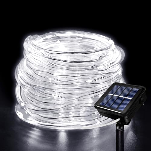 Hulaiyaa Outdoor Solar LED Lichtschlauch, Wasserdichte Solar Lichterschlauch 12M Solar Lichterschlauch Aussen 8 Modi 100 LED Lichtschlauch Außen für Hochzeit Weihnachten Party Dekorationen Hulaiyaa Outdoor Solar LED Lichtschlauch, Wasserdichte Solar Lichterschlauch 12M Solar Lichterschlauch Aussen 8 Modi 100 LED Lichtschlauch Außen für Hochzeit Weihnachten Party Dekorationen von Hulaiyaa