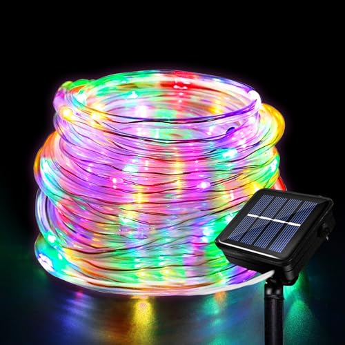 Hulaiyaa Outdoor Solar LED Lichtschlauch, Wasserdichte Solar Lichterschlauch 12M Solar Lichterschlauch Aussen 8 Modi 100 LED Lichtschlauch Außen für Hochzeit Weihnachten Party Dekorationen Hulaiyaa Outdoor Solar LED Lichtschlauch, Wasserdichte Solar Lichterschlauch 12M Solar Lichterschlauch Aussen 8 Modi 100 LED Lichtschlauch Außen für Hochzeit Weihnachten Party Dekorationen von Hulaiyaa