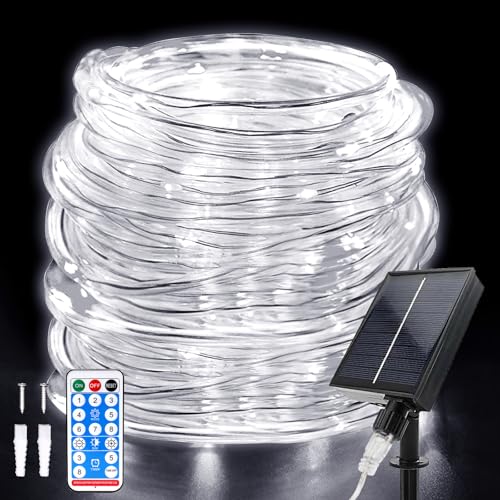 Hulaiyaa Outdoor Solar LED Lichtschlauch, Wasserdichte Solar Lichterschlauch 22M Solar Lichterschlauch Aussen Fernbedienung 8 Modi 200 LED Lichtschlauch Außen für Weihnachten Party Dekorationen Hulaiyaa Outdoor Solar LED Lichtschlauch, Wasserdichte Solar Lichterschlauch 22M Solar Lichterschlauch Aussen Fernbedienung 8 Modi 200 LED Lichtschlauch Außen für Weihnachten Party Dekorationen von Hulaiyaa