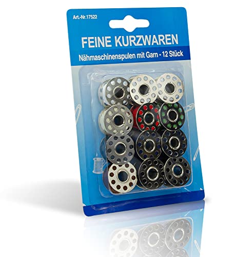 12 Nähmaschinen-Spulen 12 Nähmaschinen-Spulen von Humbert & Brandt