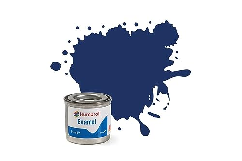 Humbrol 14 ML Nr. 1 TINLET Emaille Paint 15 (Midnight Blau glänzend) von Humbrol