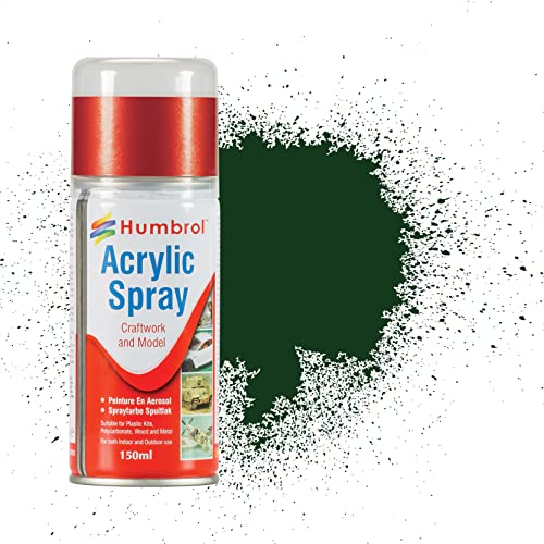 Humbrol 150 ml Acryl Spray Paint Nr. 3 Gloss (Brunswick Green) von Humbrol