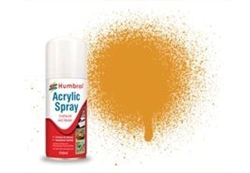 Humbrol 150 ml Acryl Spray Paint Nr. 54 Metallic (Messing) von Humbrol