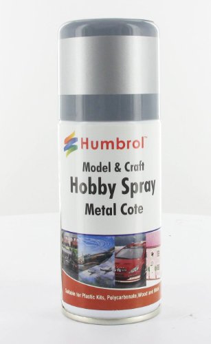 Humbrol 76995 Humbrol Acryl-Spray Aluminium, glänzend 150ml von Humbrol