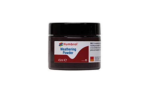 Humbrol AV0011 Verwitterungspulver schwarz - 45 ml von Humbrol