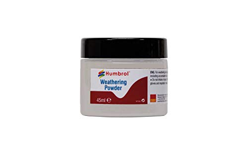 Humbrol AV0012 Verwitterungspulver, weiß, 45 ml von Humbrol