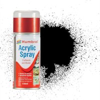 Humbrol Acryl-Spray Schwarz glänzend 150 ml von Humbrol