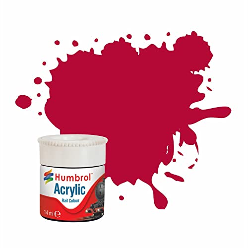 Humbrol Acrylfarbe, 14 ml, Rot Humbrol Acrylfarbe, 14 ml, Rot von Humbrol
