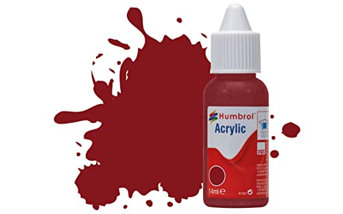 Humbrol Acrylfarbe Nr. 133 Brown Satin Tropfflasche, 14 ml von Humbrol