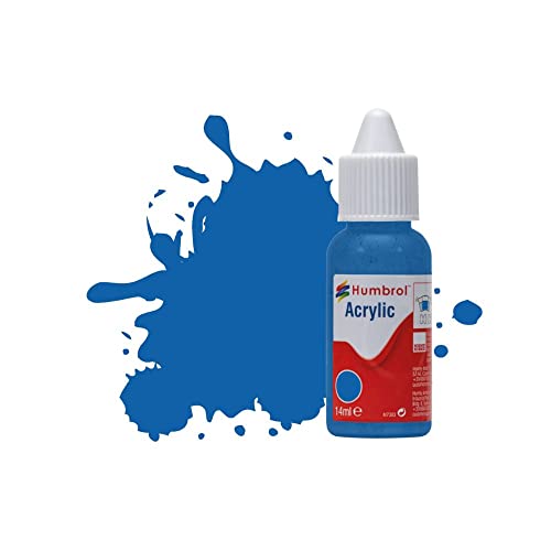 Humbrol Acrylfarbe Nr. 52 Baltisches Blau – Metallic-Tropfflasche, 14 ml Humbrol Acrylfarbe Nr. 52 Baltisches Blau – Metallic-Tropfflasche, 14 ml von Humbrol