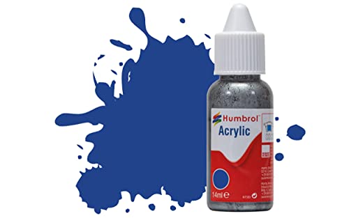 Humbrol DB0025 Acrylfarbe, Nr. 25 blau – matt, 14 ml (Pack of 1) von Humbrol