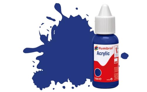 Humbrol DB0025 Acrylfarbe, Nr. 25 blau – matt, 14 ml (Pack of 1) von Humbrol