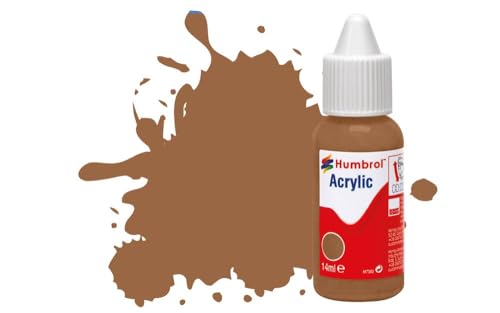 Humbrol DB0110 Acrylfarbe Nr. 110 Naturholz – Matt, 14 ml (1 Stück) von Humbrol