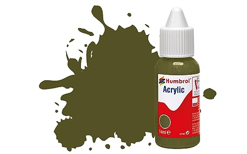 Humbrol DB0155 Acrylic Paint, No 155-Matt Olive Drab-Matt, 14 ml (Pack of 1) Humbrol DB0155 Acrylic Paint, No 155-Matt Olive Drab-Matt, 14 ml (Pack of 1) von Humbrol