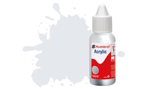 Humbrol DB0191 Acrylfarbe Nr. 191 Chromsilber – Metallic, 14 ml (1 Stück) von Humbrol